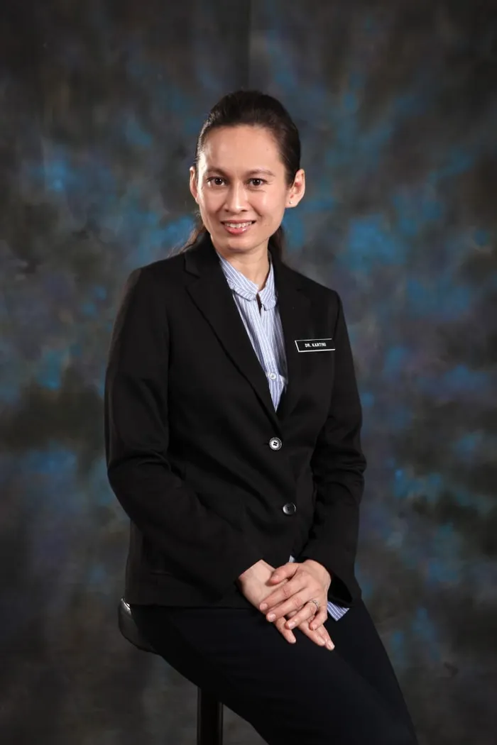 Dr Kartini Farah Rahim in a formal portrait