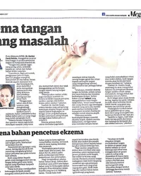 Clipping: Ekzema tangan undang masalah