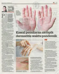 Clipping: Kawal penularan atopik dermatitis waktu pandemik