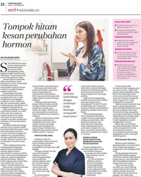 Clipping: Tompok hitam kesan perubahan hormon